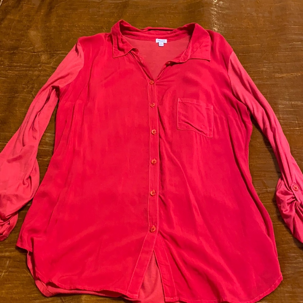 Red Splendid Blouse